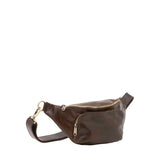 Marsupio da uomo in vera pelle 100% pelle 5503-Tmoro I Fratelli
