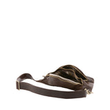 Marsupio da uomo in vera pelle 100% pelle 5503-Tmoro I Fratelli