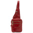 Borsa a tracolla uomo in vera pelle Made in Italy 5505-Rosso I Fratelli