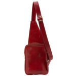 Borsa a tracolla uomo in vera pelle Made in Italy 5505-Rosso I Fratelli