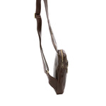 Borsa a tracolla uomo in vera pelle Made in Italy 5505-Tmoro I Fratelli