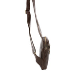 Borsa a tracolla uomo in vera pelle Made in Italy 5505-Tmoro I Fratelli