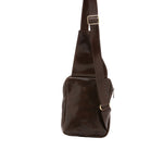 Borsa a tracolla uomo in vera pelle Made in Italy 5505-Tmoro I Fratelli