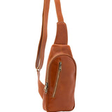 Borsa a tracolla uomo in vera pelle Made in Italy 5507-Cognac I Fratelli