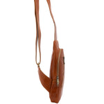 Borsa a tracolla uomo in vera pelle Made in Italy 5507-Cognac I Fratelli