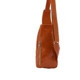 Borsa a tracolla uomo in vera pelle Made in Italy 5507-Cognac I Fratelli