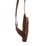 Borsa a tracolla uomo in vera pelle Made in Italy 5507-Marrone I Fratelli