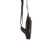 Borsa a tracolla uomo in vera pelle Made in Italy 5507-Nero I Fratelli