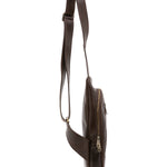 Borsa a tracolla uomo in vera pelle Made in Italy 5507-Tmoro I Fratelli