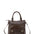 Borsa a tracolla da uomo in vera pelle 100% pelle 5510-Marrone I Fratelli