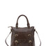 Borsa a tracolla da uomo in vera pelle 100% pelle 5510-Marrone I Fratelli
