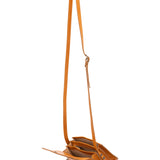 Damen-Umhängetasche aus echtem Leder, hergestellt in Italien, 19 x 13 x 9,5 cm
