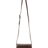 Damen-Umhängetasche aus echtem Leder, hergestellt in Italien, 19 x 13 x 9,5 cm