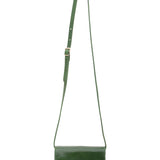 Damen-Umhängetasche aus echtem Leder, hergestellt in Italien, 19 x 13 x 9,5 cm