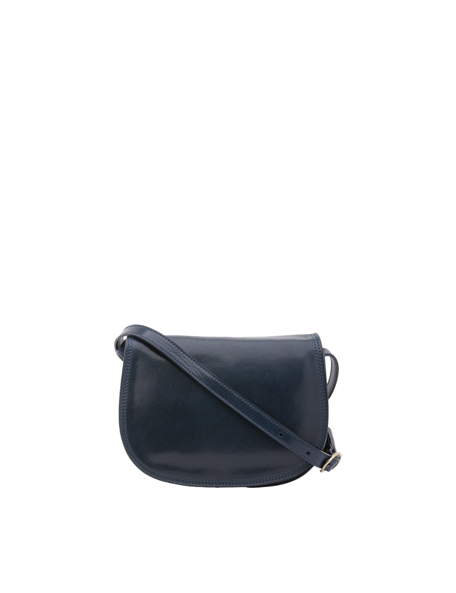 Borsa a tracolla da donna Vera pelle 5512-Blu I Fratelli