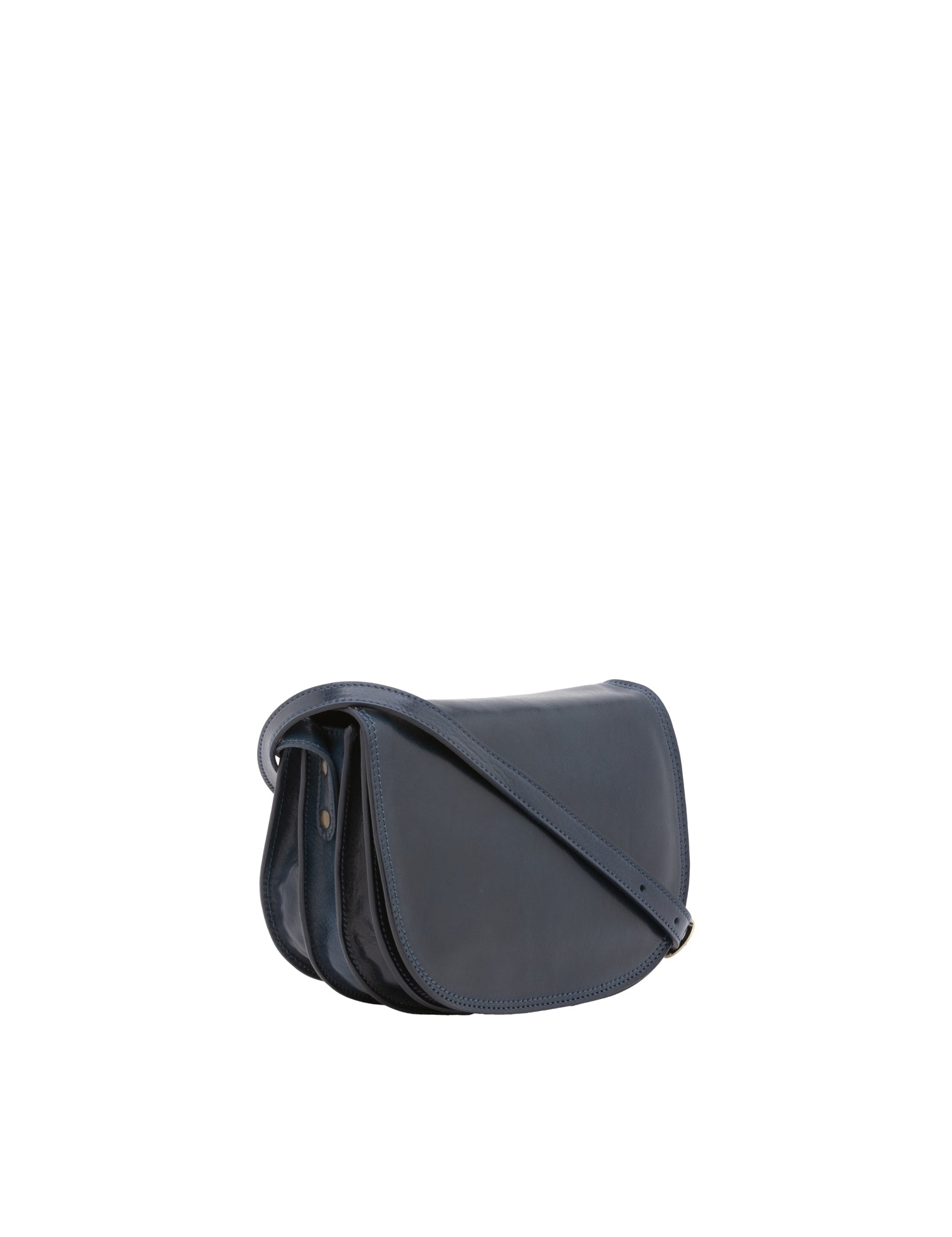 Borsa a tracolla da donna Vera pelle 5512-Blu I Fratelli