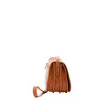 Borsa a tracolla da donna Vera pelle 5512-Cognac I Fratelli