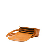 Borsa a tracolla da donna Vera pelle 5512-Giallo I Fratelli