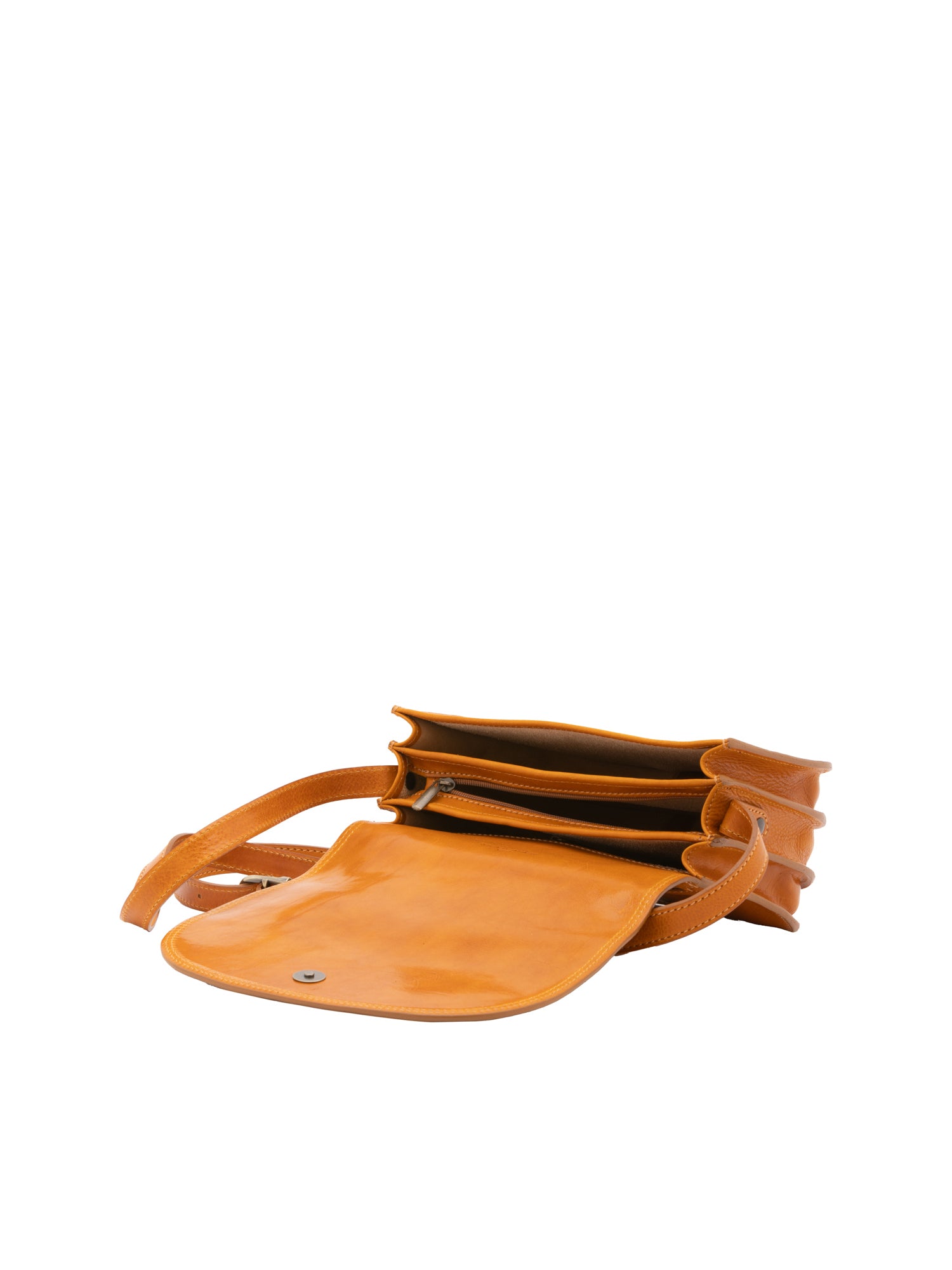 Borsa a tracolla da donna Vera pelle 5512-Giallo I Fratelli