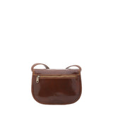 Borsa a tracolla da donna Vera pelle 5512-Marrone I Fratelli