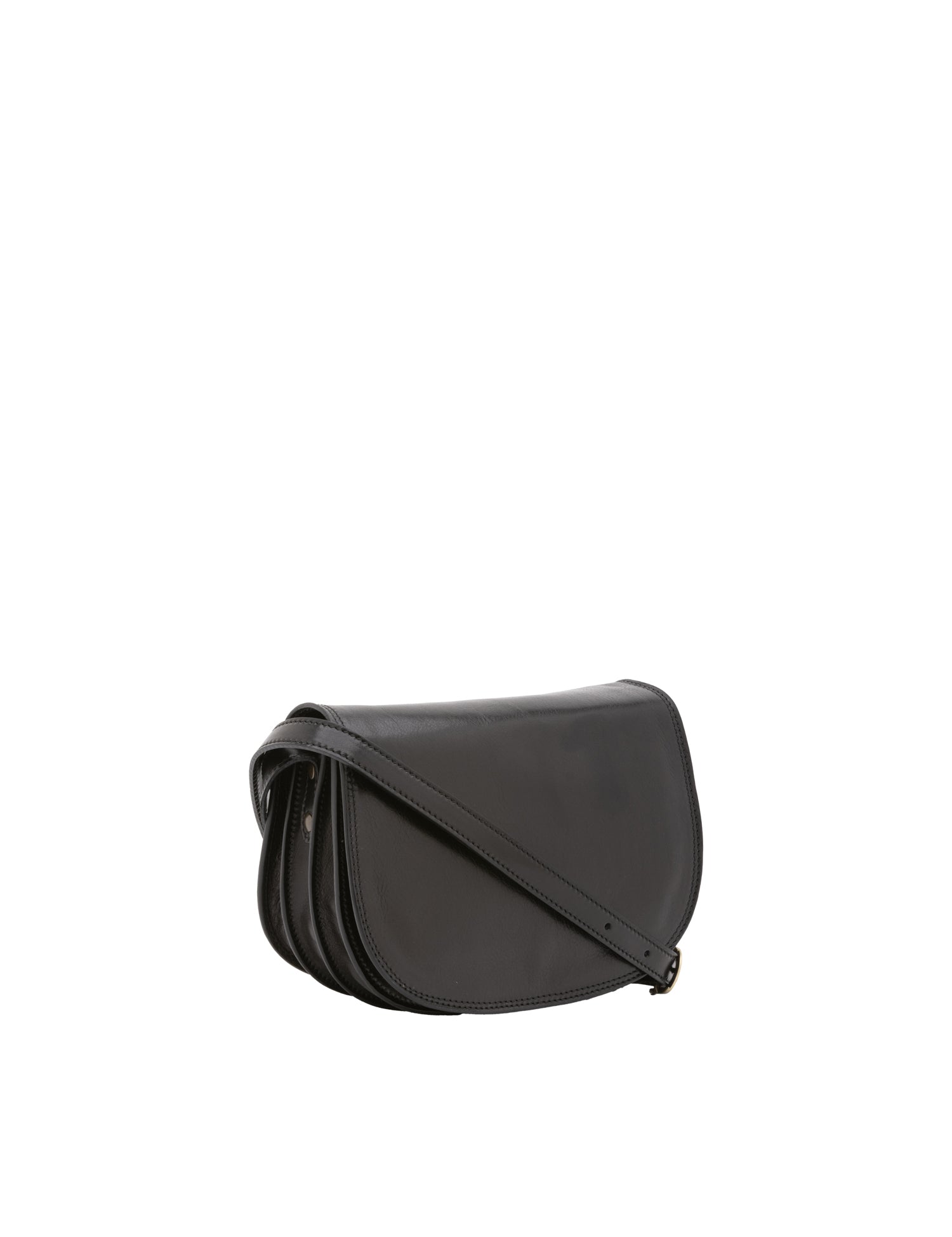 Borsa a tracolla da donna Vera pelle 5512-Nero I Fratelli