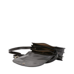 Borsa a tracolla da donna Vera pelle 5512-Nero I Fratelli