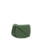 Borsa a tracolla da donna Vera pelle 5512-Verde I Fratelli