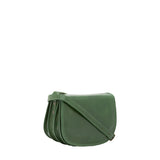 Borsa a tracolla da donna Vera pelle 5512-Verde I Fratelli