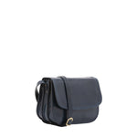 Borsa a tracolla da donna Vera pelle 5513-Blu I Fratelli
