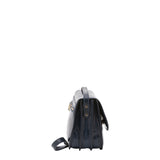 Borsa a tracolla da donna Vera pelle 5513-Blu I Fratelli
