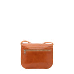 Borsa a tracolla da donna Vera pelle 5513-Cognac I Fratelli