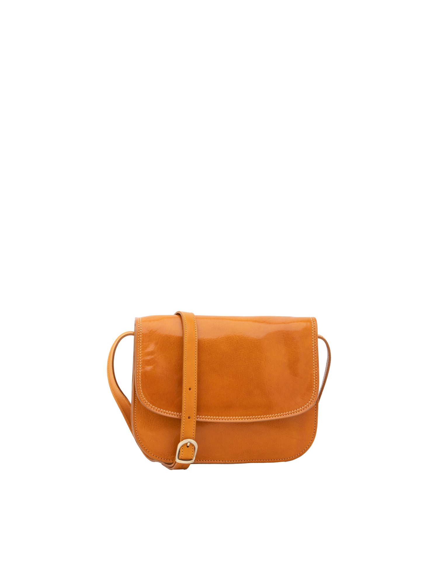 Borsa a tracolla da donna Vera pelle 5513-Giallo I Fratelli