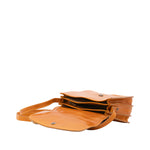 Borsa a tracolla da donna Vera pelle 5513-Giallo I Fratelli