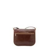 Borsa a tracolla da donna Vera pelle 5513-Marrone I Fratelli