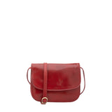 Borsa a tracolla da donna Vera pelle 5513-Rosso I Fratelli