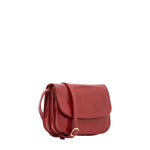 Borsa a tracolla da donna Vera pelle 5513-Rosso I Fratelli