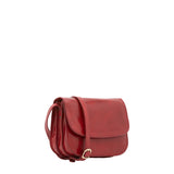 Borsa a tracolla da donna Vera pelle 5513-Rosso I Fratelli