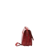 Borsa a tracolla da donna Vera pelle 5513-Rosso I Fratelli