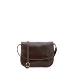 Borsa a tracolla da donna Vera pelle 5513-Tmoro I Fratelli