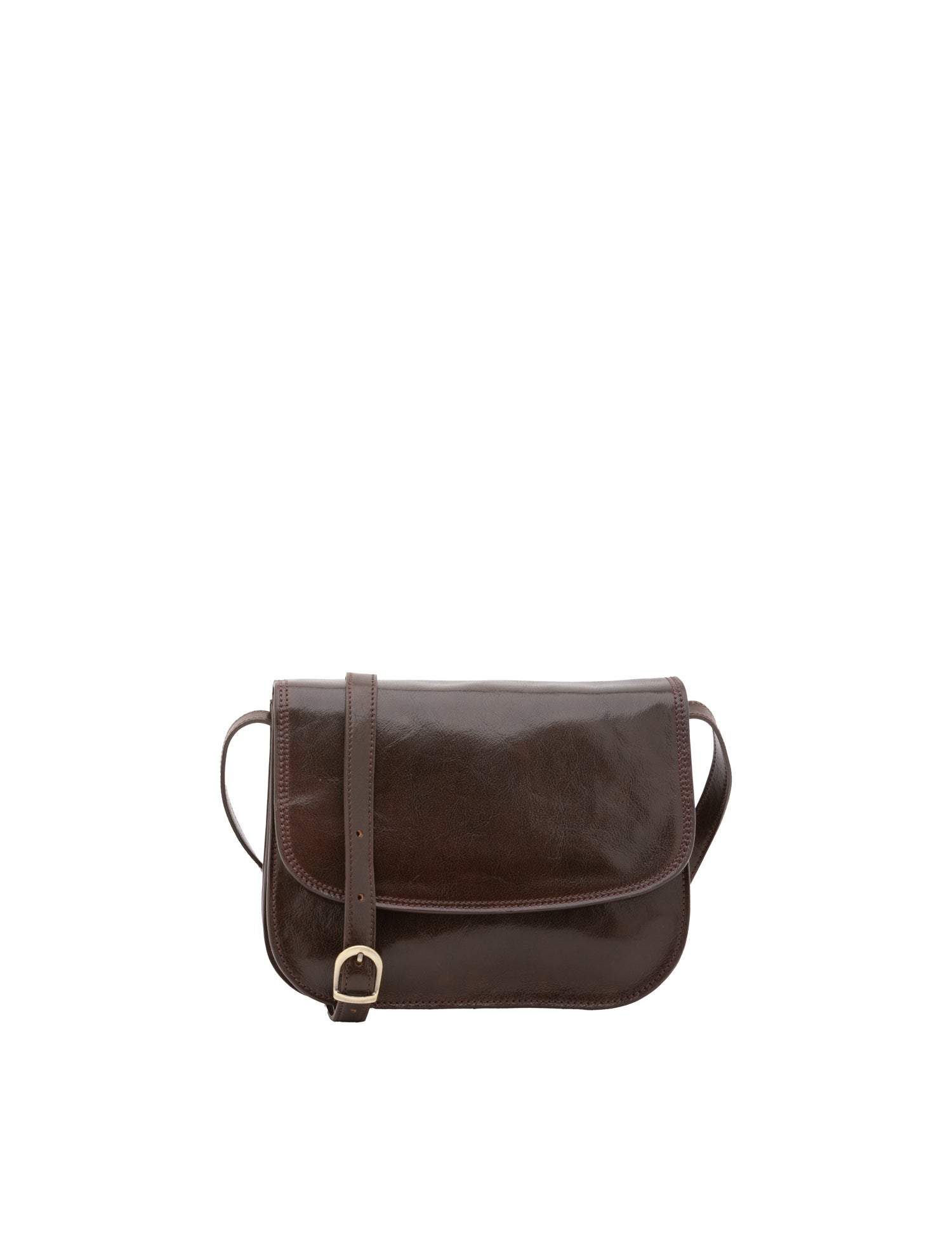 Borsa a tracolla da donna Vera pelle 5513-Tmoro I Fratelli