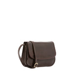 Borsa a tracolla da donna Vera pelle 5513-Tmoro I Fratelli