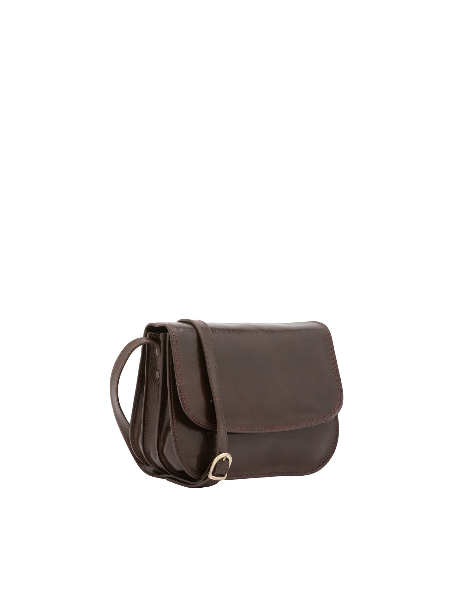 Borsa a tracolla da donna Vera pelle 5513-Tmoro I Fratelli