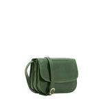 Borsa a tracolla da donna Vera pelle 5513-Verde I Fratelli
