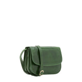 Borsa a tracolla da donna Vera pelle 5513-Verde I Fratelli