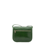 Borsa a tracolla da donna Vera pelle 5513-Verde I Fratelli