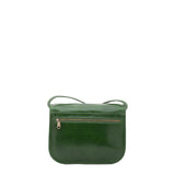 Borsa a tracolla da donna Vera pelle 5513-Verde I Fratelli