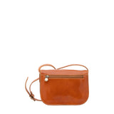 Borsa a tracolla da donna 100% pelle 5515-Cognac I Fratelli