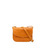 Borsa a tracolla da donna 100% pelle 5515-Giallo I Fratelli