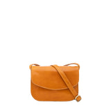Borsa a tracolla da donna 100% pelle 5515-Giallo I Fratelli