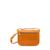Borsa a tracolla da donna 100% pelle 5515-Giallo I Fratelli